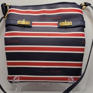 Tommy Hilfiger Crossbody Purse! RED WHITE BLUE w/ GOLD Hardware!